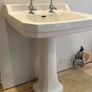 Shires Pedestal Wash Basin with Taps & Waste Image 4