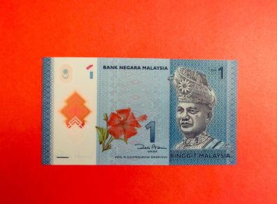Malaysia  1 Ringgit. 2012  Pick. 51a  POLYMER PLASTIC ( Uncirculated).