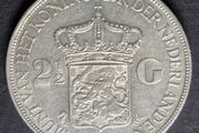 1931 Netherlands 2 1/2 Gulden - Wilhelmina Silver coin