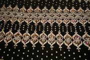 Black/White Sparkling Glitter Top  Size EU 44 Mint Condition