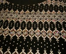 Black/White Sparkling Glitter Top  Size EU 44 Mint Condition
