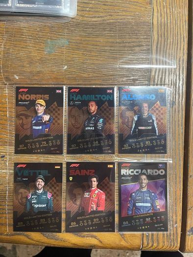 F1 cards