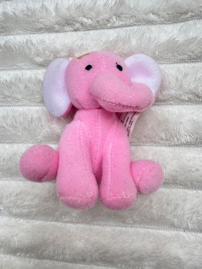 Battat Pink Elephant Plush approx. 10 cm. Used Please see photos