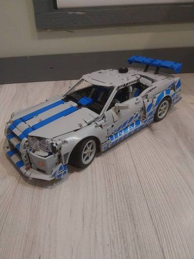 Lego Fast 2 Furious R34 Skyline, Ford Mustang Muscle Car and Speed Demon Supercar