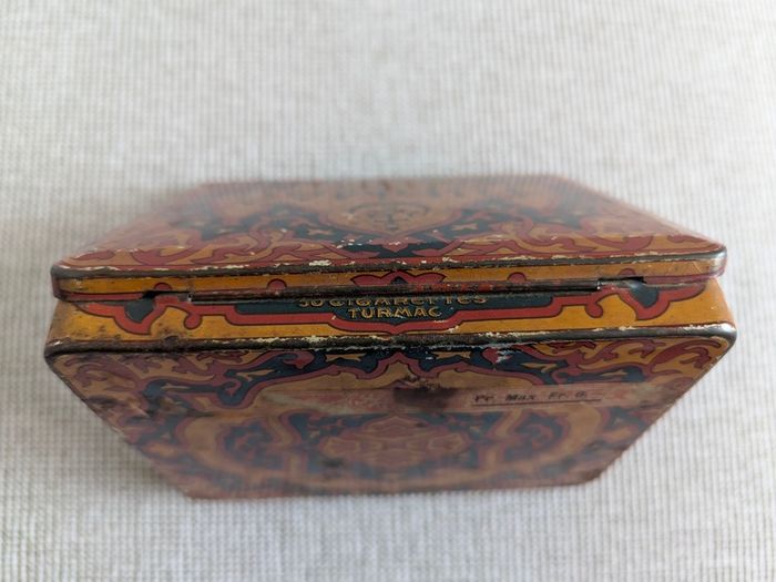Vintage 1920s Turmac Turkish Macedonian Advertising Tin