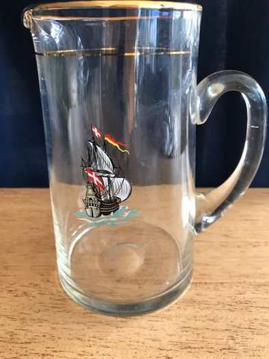 Glass Jug + matching glasses