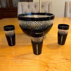 John Rocha Black Waterford Crystal