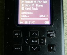 Sony Network Walkman MP3 NW-HD5 HDD Tested Works
