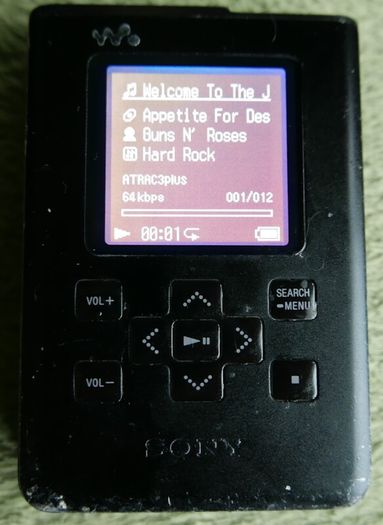 Sony Network Walkman MP3 NW-HD5 HDD Tested Works