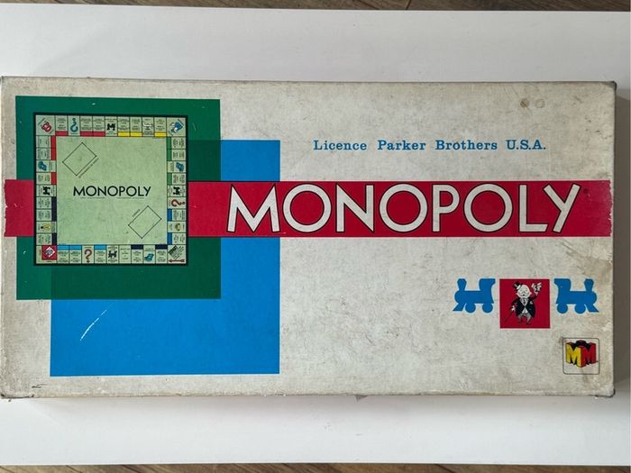 Vintage French Monopoly Miro 1961 Complete