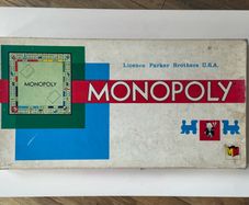 Vintage French Monopoly Miro 1961 Complete