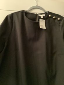 Ladies black with button on shoulder  from HM size EX large 20 euros