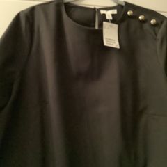 Ladies black with button on shoulder  from HM size EX large 20 euros