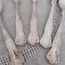 Silver plated 5 dessert spoons Kings pattern Image 2