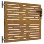 Garden Gate 85x75 cm Corten Steel Square Design Image 2