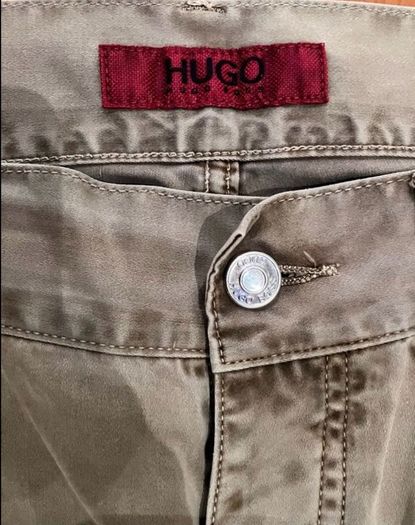 Hugo Boss , Waist 34L 32, Mens Beige Jeans