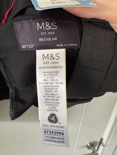 Mens M&S Grey Suit