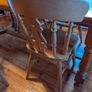 Solid pine table and 4 chairs Image 4