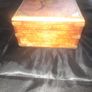 A Beautiful Old Brass and Wooden Jewellery Storage Box Image 3