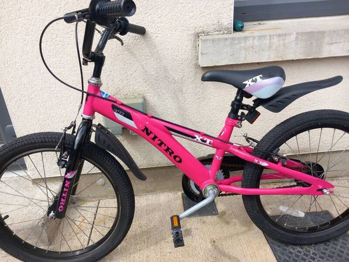 Kids Nitro bike size 20 inch wheels.