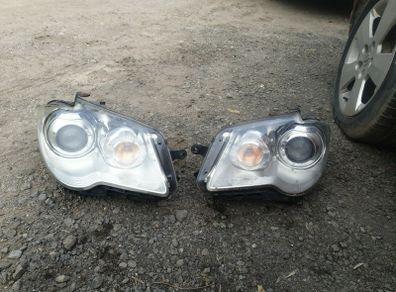 vw touran, 07,  headlights with ballasts