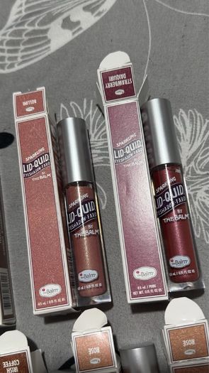 The balm new sparkling liquid eyeshadows
