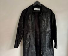 Women's Vintage Black Leather Jacket