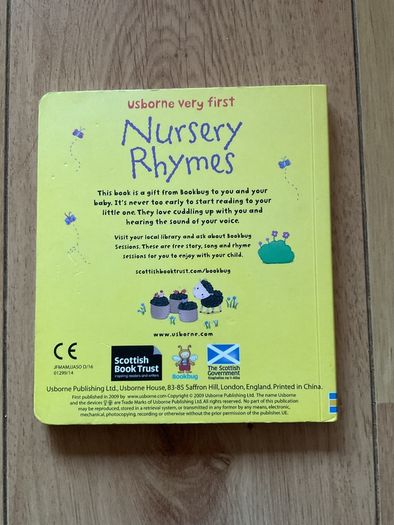 Very first nursery rhymes hard back