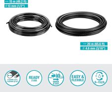 Micro-Drip-System Drip Irrigation Set Terrace (30 plants): Starter set, ready to use, water-saving irrigation system, simple & flexible connection technology (13400-20)