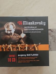 Nikolai Miaskovsky / Evgeny Svetlanov 16CD Boxset - Complete Symphonies