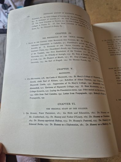 Unique Find. Maynooth College: its Centenary History, 1795-1895. John Healy. 1895.