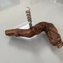 Burl wood French corkscrew with original sticker Image 3