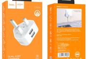 Hoco C90B Grandiose Dual Port Charger White