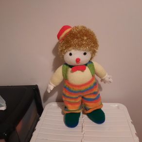 Hand Knitted Clown