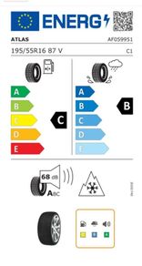 Tyre 195/55/16