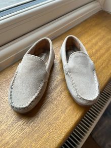 Boys suede loafers