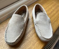 Boys suede loafers