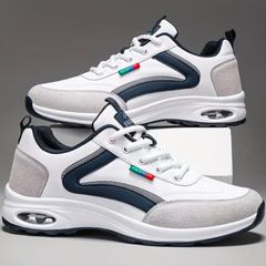 Men White Fashion Sneakers Size 12