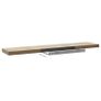 Floating Wall Shelves 4 pcs Oak 120x23.5x3.8 cm MDF Image 5