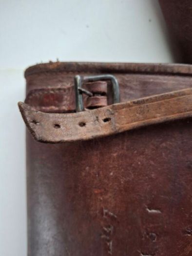 IRISH ARMY officer  Short Leather & bucket Spats Numbered Could Be 1946  ?