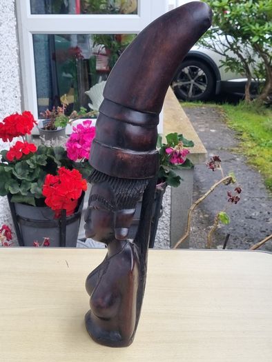 Large traditional African wooden sculpture
