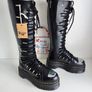 Dr Martens 1B60 LTT Max double quad sole platform knee boots UK6 EU39 Image 5