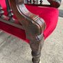 Antique Mahogany Framed Arm Chair Image 5