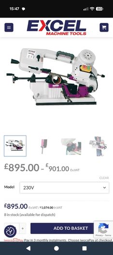 Optimum portable bandsaw