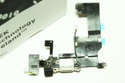 ORIGINAL Apple iPhone 5 Replacement charger port + headphone jack + microphone assembly - (White)