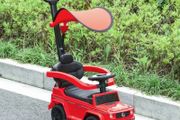 3 in 1 Kids Children Ride on Push Car Toddler Sliding Car G350 Licensed Walker Foot to Floor Slider Push-Along with Horn Steering Wheel NO POWER Manual, Red