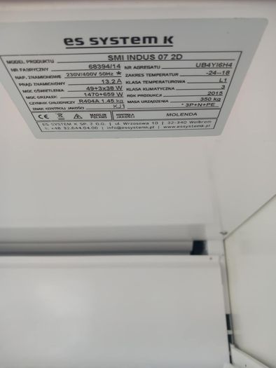 ES System K SMI INDUS 07 2D Freezer Display Cabinet I have 2 pieces for sale.