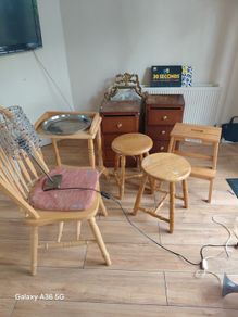 wooden furniture free to take must take all. MUST COLLECT SANTRY AREA