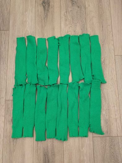 Bright Green Legwarmers Bundle - 8 Pairs