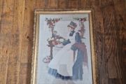 framed cross stitch